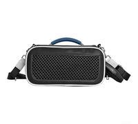 Bolsa de altavoz compatible con BOSE para audio inalámbrico SOUNDLINK Max, hecha de material EVA en relieve, incluye compartimentos de almacenamiento y acceso de carga para comodidad de viaje (negro)
