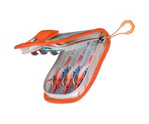 Bolsa De Aparejo De Pesca Impermeable, Caja De Almacenamiento De Equipo Transparente, Caja De Organizador De Señuelo De Pesca, Diseño De Múltiples Bolsas, Compilación De Protección De Salpicaduras, 15