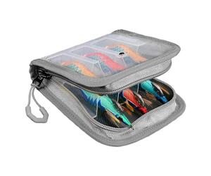 Bolsa de aparejos de pesca, protectora para gancho de agua salada, bolsa organizadora transparente impermeable para pescadores de equipos, entusiastas del marido, almacenamiento de principiantes