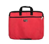 Bolsa de archivo portátil A4 multicapa, bolsa tela Oxford con cremallera for documentos, maletín negocios, almacenamiento, carpeta archivos, bolso Para Documentos(Red)