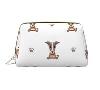 Bolsa de Aseo Bolsa de Maquillaje Bolsa de cosméticos Bolsa de Aseo de Viaje portátil con Cremallera,Perro Galgo
