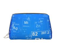 Bolsa de Aseo Bolsa de Maquillaje Bolsa de cosméticos Bolsa de Aseo de Viaje portátil con Cremallera,Tabla periódica de Elementos Divertidos para Profesores de Ciencias