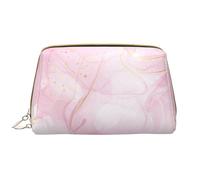 Bolsa de Aseo Bolsa de Maquillaje Bolsa de cosméticos Bolsa de Aseo de Viaje portátil con Cremallera,Mármol Rosa Pastel Rpse