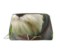 Bolsa de Aseo Bolsa de Maquillaje Bolsa de cosméticos Bolsa de Aseo de Viaje portátil con Cremallera,Schnauzer Miniatura