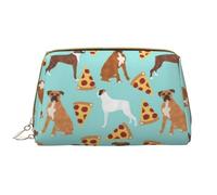 Bolsa de Aseo Bolsa de Maquillaje Bolsa de cosméticos Bolsa de Aseo de Viaje portátil con Cremallera,Perro bóxer