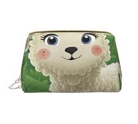 Bolsa de Aseo Bolsa de Maquillaje Bolsa de cosméticos Bolsa de Aseo de Viaje portátil con Cremallera,Linda Oveja de Dibujos Animados Impresa