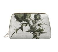 Bolsa de Aseo Bolsa de Maquillaje Bolsa de cosméticos Bolsa de Aseo de Viaje portátil con Cremallera,Cardo forastero