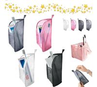 Bolsa de Aseo de pie, Organizador de cosméticos Impermeable Plegable for Colgar, Bolsa de Almacenamiento de Cepillo de Dientes de Gran Capacidad de EVA, for baño, Hotel, Dormitorio(4PCS)