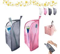 Bolsa de Aseo de pie, Organizador de cosméticos Impermeable Plegable for Colgar, Bolsa de Almacenamiento de Cepillo de Dientes de Gran Capacidad de EVA, for baño, Hotel, Dormitorio(2PCS-B)