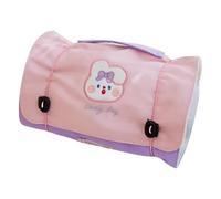 Bolsa De Aseo Enrollable,Bolsa De Viaje De Maquillaje Plegable | Neceser de Viaje 4 en 1 para Maquillaje Desmontable | Neceser de Viaje Plegable con asa para Mujer