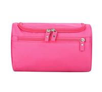 Bolsa De Aseo, Estuche De Cosméticos De Viaje, Bolsa De Almacenamiento De Lavado De Afeitadora De Champú Impermeable Portátil, Bolsa De Aseo De Viaje para Hombre Y Mujer(Rojo)