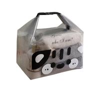 Bolsa de aseo impermeable a prueba de arena bolsa de cosméticos bolsa de viaje bolso de playa bolsa de baño para gimnasio piscina profesión gran capacidad para artículos de tocador, gris, large, Mass