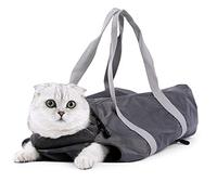 Bolsa de aseo para gatos, transportador de mascotas para gatos, bolsa de retención de aseo para gatos, bolsa de retención de aseo para gatos, ideal para administrar gotas para los ojos, limpiador de