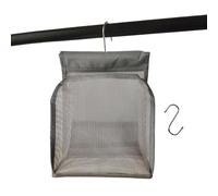 Bolsa de aseo | para viaje - Bolsa de ducha de malla portaobjetos de viaje | para gimnasio, ducha, tienda, camping, vacaciones, piscina, playa, dormitorio, exterior, gris, riferimento alla
