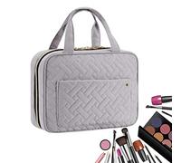 Bolsa de aseo para viajes, bolsa de maquillaje portátil de gran capacidad, bolsa de maquillaje portátil con cremallera para artículos de aseo, cuidado de la piel, champú, mujeres, niñas, regalos