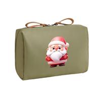 Bolsa de aseo portátil con impresión de , Festive Makeup Organizer For Women, Stylish Cosmetic Bag Organizer For Christmas Travel Christmas Themed Cosmetic Bag Organizer, Portable Toiletry