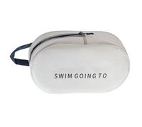 Bolsa de aseo translúcida mate, bolsa de aseo de goma EVA, organizador de artículos de aseo de natación, bolsa de natación impermeable de gran capacidad para equipos de entrenamiento, equipo de