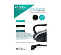 Bolsa de aspirador BECKEN REFª679 (5 unidades)