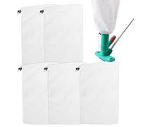 Bolsa de aspiradora, bolsa de vacío de hoja de piscina - Suministros de captura de hojas de Terminator - Gulper de sal de saqueo de piscina para aspiradora 11.8 x 9 pulgadas para una pu