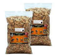 Bolsa de Astillas de Manzano para Encender Fuego, Aroma Natural, Chips de Leña, Tamaño Estándar, Producción Propia
