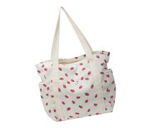Bolsa De Axila Gran Capacidad Encantadora Hombro Fresa Axilas Casuales Compras Múltiples Bolsos Bolso Fresa Encantador para Mujeres Bolsillo
