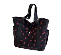 Bolsa De Axila Gran Capacidad Encantadora Hombro Fresa Axilas Casuales Compras Múltiples Bolsos Bolso Fresa Encantador para Mujeres Bolsillo