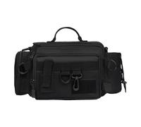 Bolsa de banana de pesca, bolsa de plátano de senderismo | Paquete de almacenamiento para aparejos de pesca al aire libre - Bolso bandolera de pesca para pesca, senderismo, escalada, bolsa, Negro ,