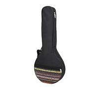 Bolsa de banjo de 4 cuerdas, estilo étnico, estilo folclórico, bolsa de banjo de tela no tejida con forro de algodón