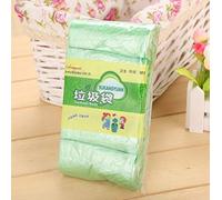 Bolsa de basura 100PCS bolsa de basura grande bolsa de basura engrosada multicolor bolsa de almacenamiento desechable protección del hogar a prueba de fugas-Verde_50 * 45 cm
