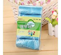 Bolsa de basura 100PCS bolsa de basura grande bolsa de basura engrosada multicolor bolsa de almacenamiento desechable protección del hogar a prueba de fugas-Azul_50 * 45 cm
