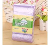 Bolsa de basura 100PCS bolsa de basura grande bolsa de basura engrosada multicolor bolsa de almacenamiento desechable protección del hogar a prueba de fugas-Púrpura_50 * 45 cm