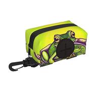 Bolsa de basura de viaje para mascotas, con diseño de rana en un estanque. Esencial para senderismo o camping en el campo. Asegúrate de que tengas una experiencia agradable