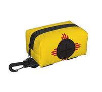 Bolsa de basura de viaje para mascotas con la bandera de Nuevo México, esencial para senderismo o camping en el campo. Asegúrate de que tengas una experiencia agradable