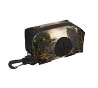 Bolsa de basura de viaje para mascotas con montañas y ríos, esencial para senderismo o camping en el campo. Asegúrate de que tengas una experiencia agradable