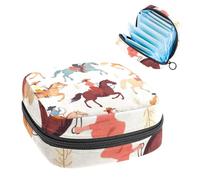 Bolsa de basura para niñas y mujeres, West Wild Women Cowgirls Rodeo, bolsas sanitarias de eliminación de servilletas, bolsa de gran capacidad con cremallera para almohadilla menstrual
