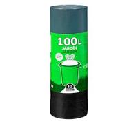 Bolsa de basura saco Bosque Verde 100L cubo industrial Paquete 10 bolsas Pack 2