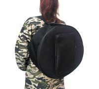 Bolsa de batera de tambor porttil acolchada que lleva una mochila con correa para el hombro y manijas de transporte de almacenamiento de tambor a p