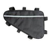 Bolsa de batería ebike, Bolsa de Marco de Bicicleta Triangular portátil con Agujero y Correas, de Bicicleta Reflectante para la lágrima para batería al Aire Libre