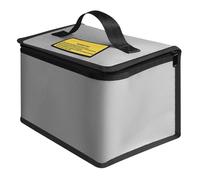 Bolsa de batería ignífuga, contenedor de batería ignífugo - Bolsa de almacenamiento de batería - Caja de seguridad portátil para transporte, bolsa de carga resistente al desgaste, 215 x 155 x 115 m