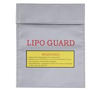 Bolsa de batería Lipo, Resistente al calor, Bolsa Lipo Safe, Fibra de vidrio de silicona, 22.5x18.5 cm, para cargar baterías de forma segura