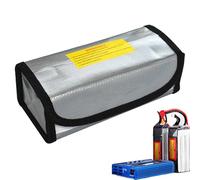 Bolsa de batería para almacenamiento, bolsa de protección de batería | Soporte de batería ignífugo Guard Gallinas de transporte impermeable | Bolsa de transporte de almacenamiento segura para acampar