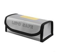 Bolsa de batería portátil a prueba de fuego para eBike Solución de almacenamiento resistente a altas temperaturas (plata)
