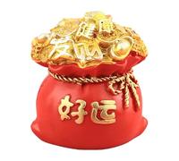 Bolsa de bendición de árbol de dinero de resina, adorno Fengshui para decoración de escritorio del hogar, atraer riqueza, buena suerte, árbol de dinero, bolsa de bendición, adorno Fengshui para