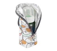 Bolsa de biberón aislante portátil, bolsa de alimentación térmica de calentador de botellas impermeable para mochilas de mochilas viajan al aire libre, preservación del calor y preservación del frío