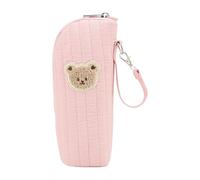 Bolsa de biberón - bolsa de leche aislada para guardería y viaje | de algodón con patrón de osos, organizador de almacenamiento portátil, transportista de suministros de lactancia materna para ma