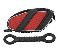Bolsa de bicicleta Bic como silla de monada Polla impermeable Organizador de almacenamiento de ciclismo con ciclismo con bolsas de malla para ciclismo de montaña Fibra de (Caída del atardecer)