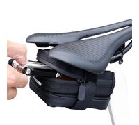 Bolsa de bicicleta debajo del asiento | Alforja de ciclismo al aire libre, bolsa protectora impermeable dividida para sillín de bicicleta para ciclismo, viajes, viajes, ciclismo, camping, equitación