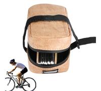 Bolsa de bicicleta para debajo del asiento, soporte trasero impermeable, bolsa de bicicleta debajo del sillín, para viajes urbanos, carreras, adultos, niños, turismo al aire libre