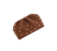 Bolsa de bola de masa para mujer, bolsa de noche, bolsa de nube, elegante, bolso de noche, bolso de noche para mujer, Marrón, Belleza masiva