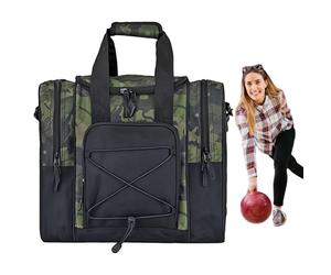 Bolsa De Bolas Individuales - Bolsas De Bolos para 1 Bola | Bolso Multifuncional con Cinturón Acolchado Ajustable, Se Adapta A La Pelota De Boliche, Zapatos, Toalla para Hombres Mujeres